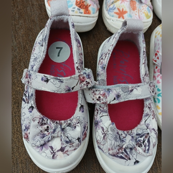 Toddler Girl Shoe Lot Sz 7 - Picture 2 of 5